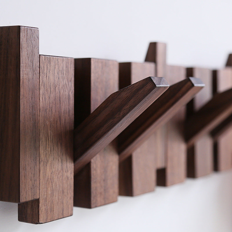 Piano-Key Flip Hook Rack