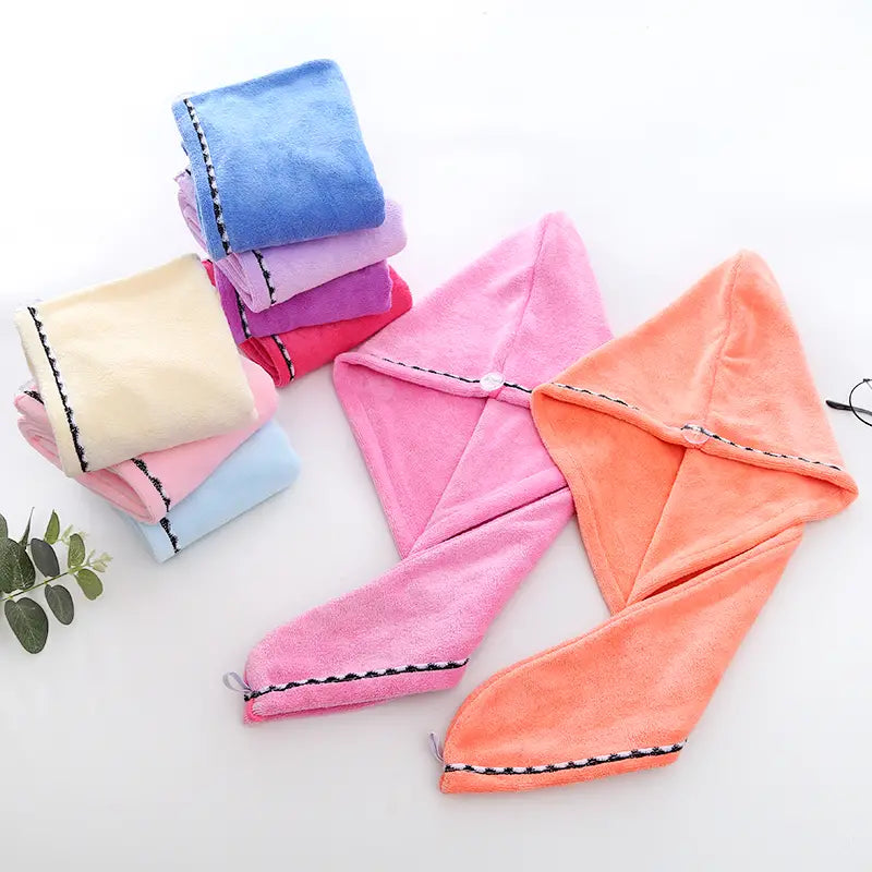 Twist-Dry Microfiber Hair Wrap