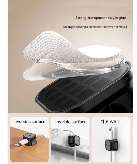 Magnetic Desk Cable Keepers